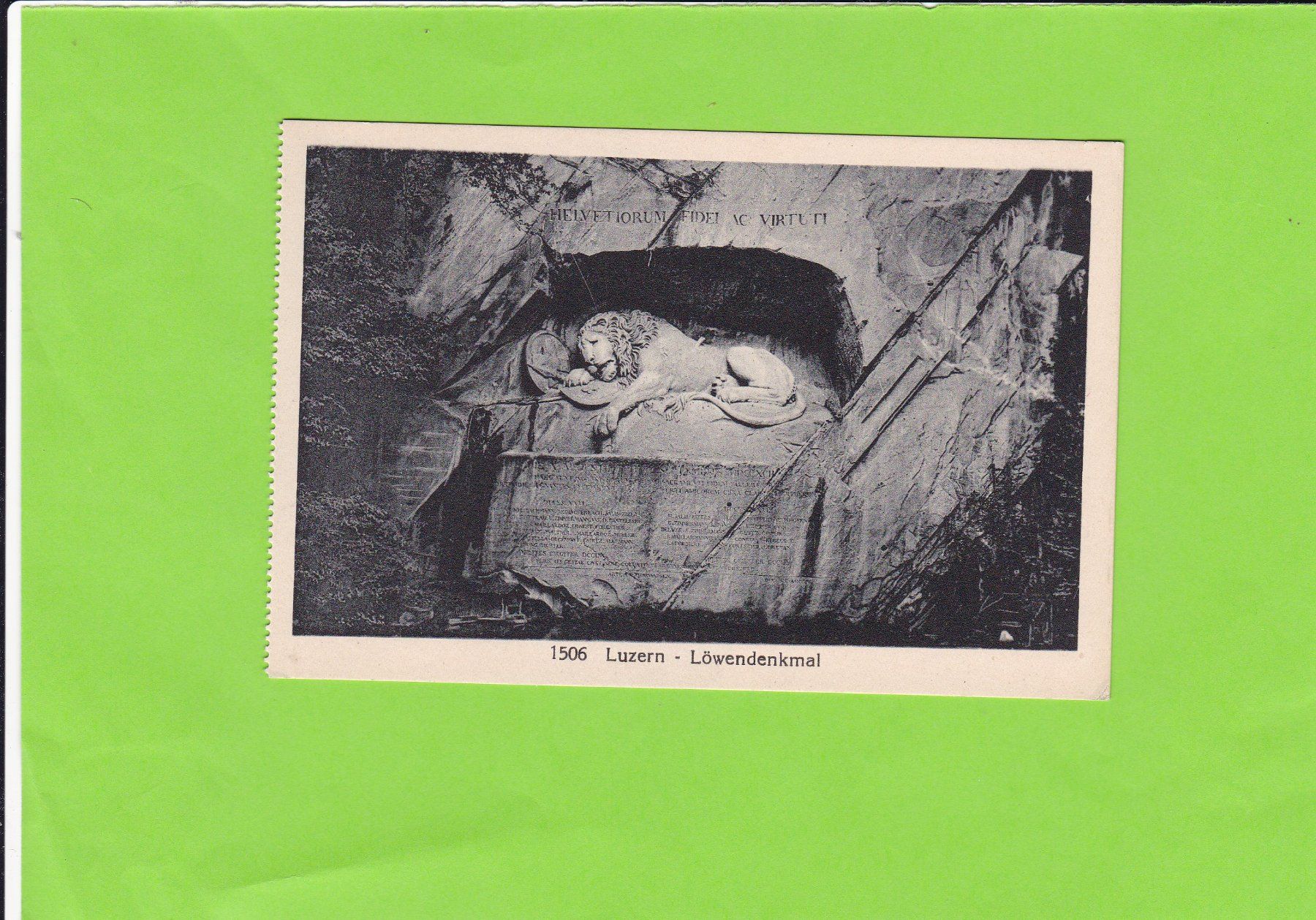 Cartes postales: Luzern-Löwendenkmal – D'occasion à St. Peterzell par neckertal