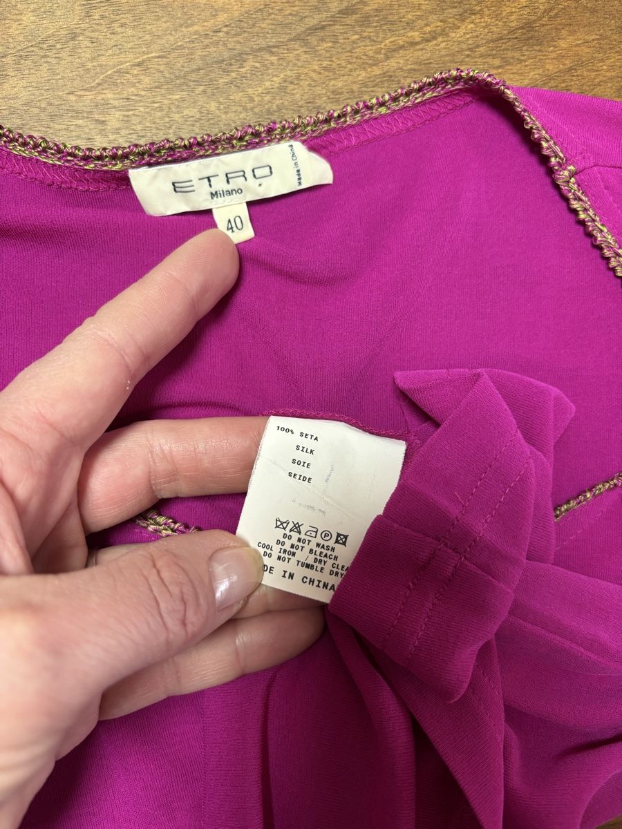 Etro Camicette: Bluse Etro Seide Gr. S – Usato da Winterthur venduto da san_wd8j 3