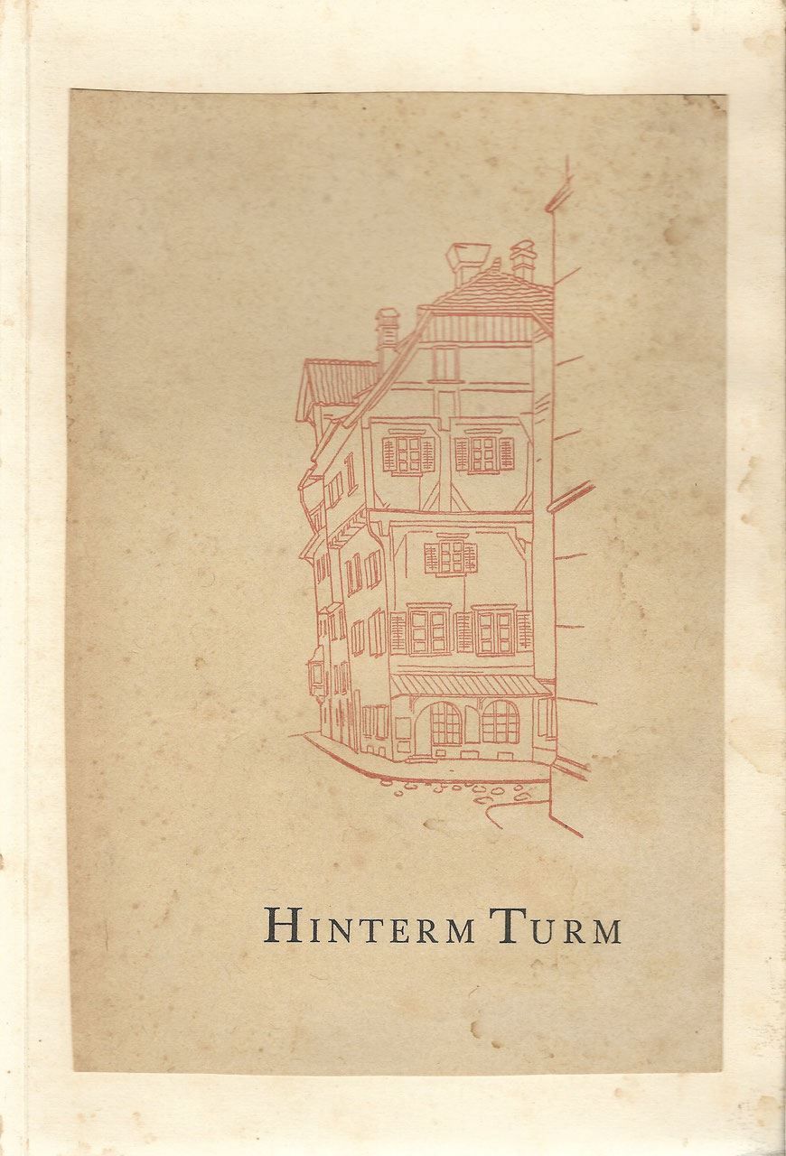 Bücher: Hinterm Turm St. Gallen – Gebraucht aus Bern von Grindelwaldaus