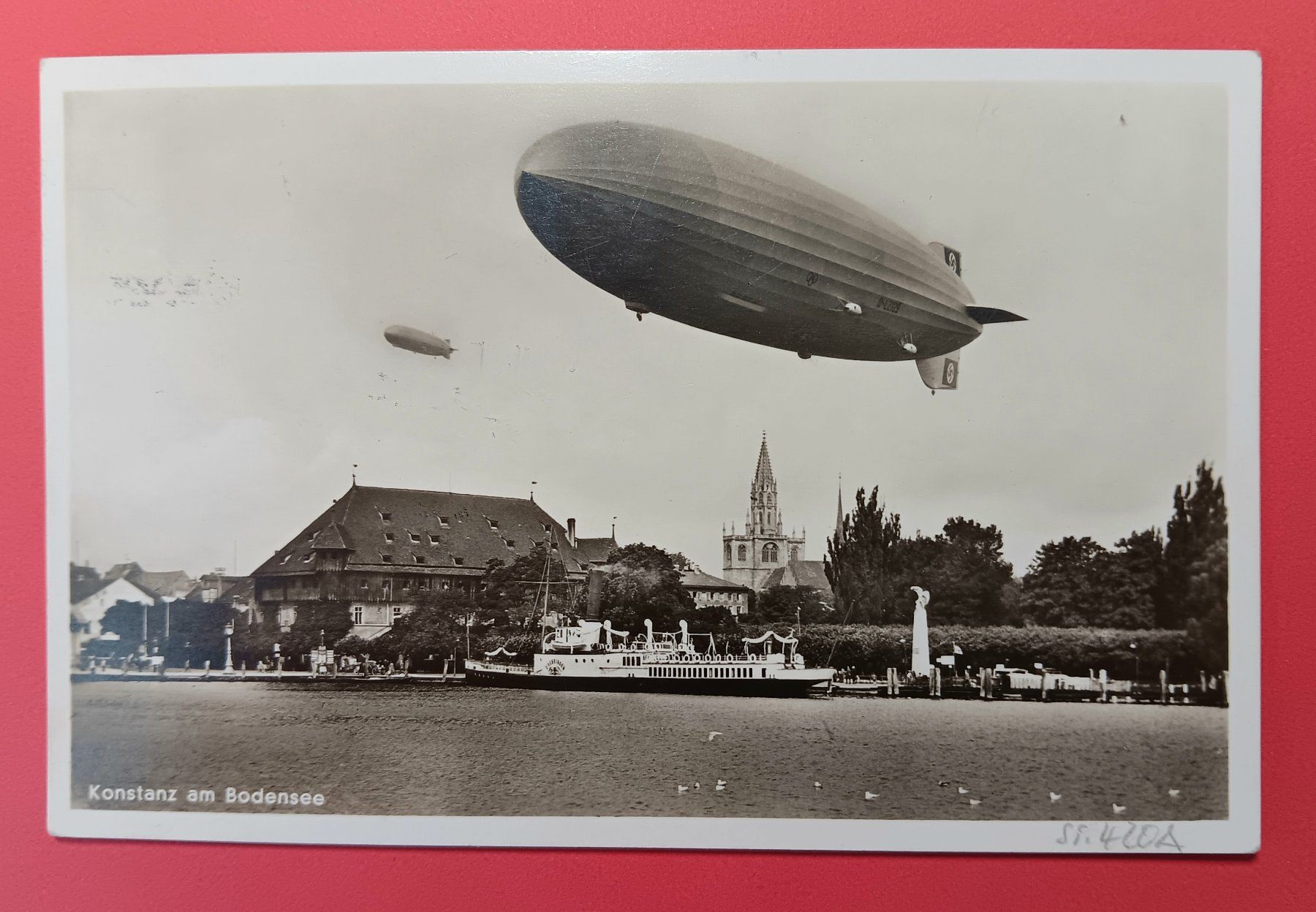 Cartes postales: ZEPPELIN 1936 "Luftschiff am Bodensee" Rückfahrt – D'occasion à Holderbank AG par DINOS-PHILA
