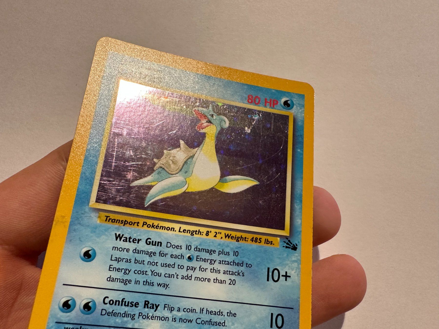 Pokémon Carte collezionabili: Lapras holo Fossil EN – Usato da Hagendorn venduto da Pokecollectorch 3