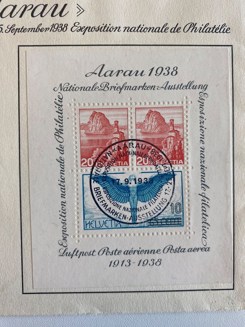 Tutti i francobolli: W11, ET auf Briefstück – Usato da Aarau venduto da hilde47