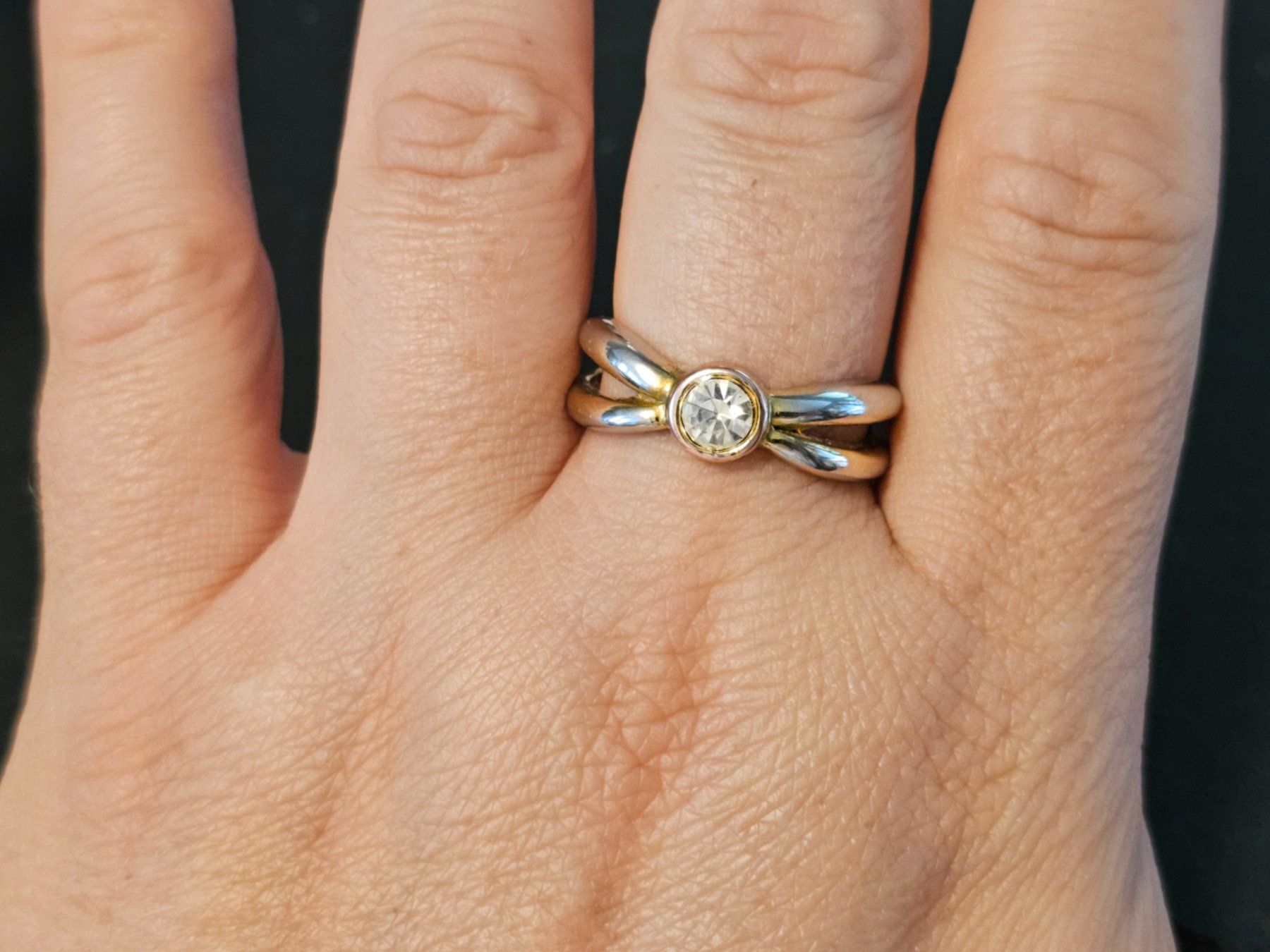 Anelli: AKTION Gelb gold Ring massiv Stein Geschenk Modeschmuck 4.16 – Nuovo (secondo la descrizione) da Riedt b. Erlen venduto da Gottestraene 6