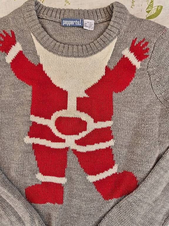Maglioni & Felpe: Christmas Pullover Gr 128-134 mit Santa Klaus  – Usato da Zürich venduto da RaffaelaT