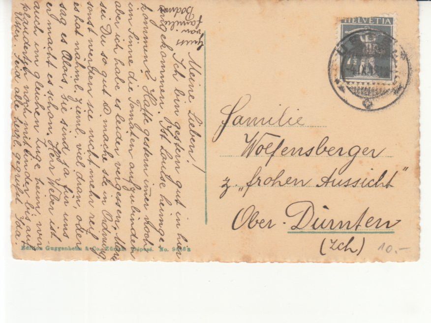 Cartes postales: Uster 1919 – D'occasion à Bürglen TG par StampGraf 1