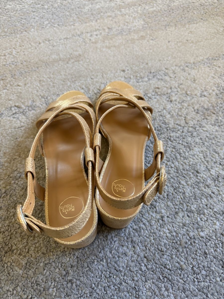Des Petits Hauts Scarpe da donna: Sandales dorées Des Petits Hauts T. 39  – Usato da Lausanne venduto da Pascal9999 2