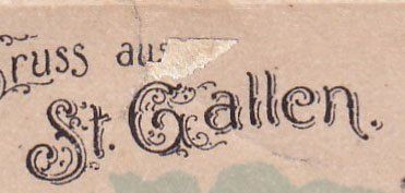 Cartes postales: Gruss aus St. Gallen – Défectueux à Cormoret par Pascalll2001 1