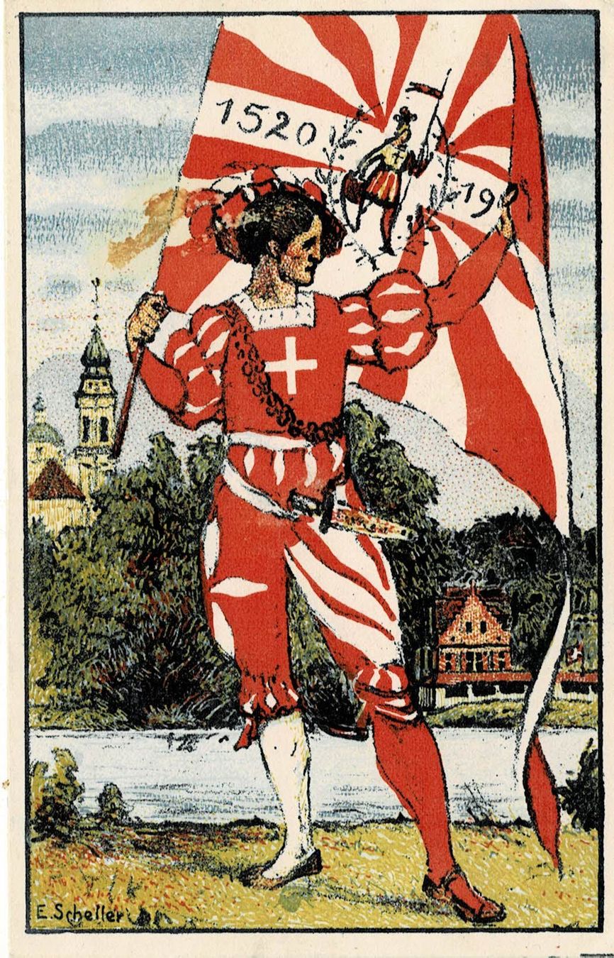 Ansichtskarten: Jubiläumsschiessen Stadtschützengesellschaft SOLOTHURN 1922! – Gebraucht aus Hergiswil NW von Kartenfrau