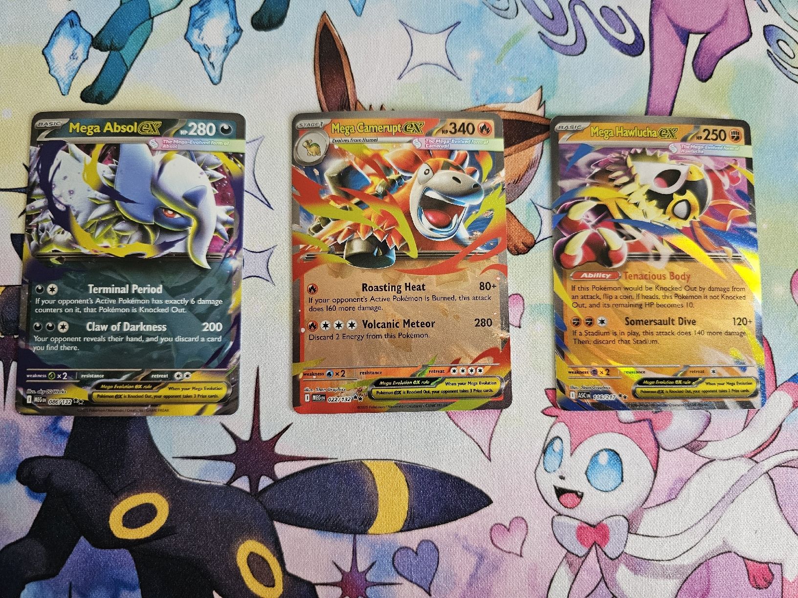 Pokémon Carte collezionabili: 3 Ex Mega Pokémon cards in English  – Nuovo (secondo la descrizione) da Wetzikon ZH venduto da Vitelo27
