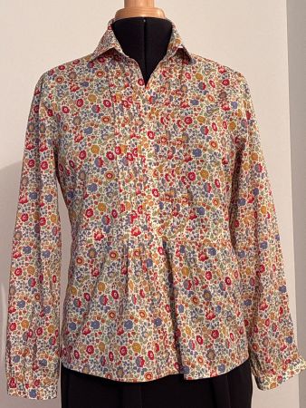 Liberty-Bluse von Brigitte von Schönfels Gr 40