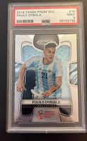 2018 Panini Prizm Paulo Dybala #10 card PSA 9