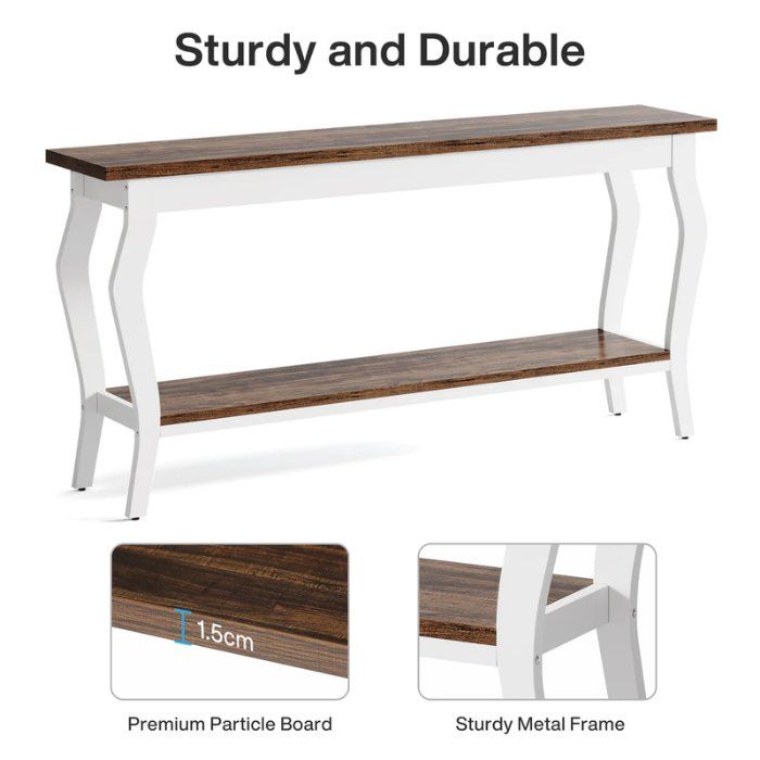Tavoli: Konsolentisch 180cm Industrial 2 Ebenen – Nuovo e nell'imballaggio originale da Gretzenbach venduto da Genfi-Shop 8