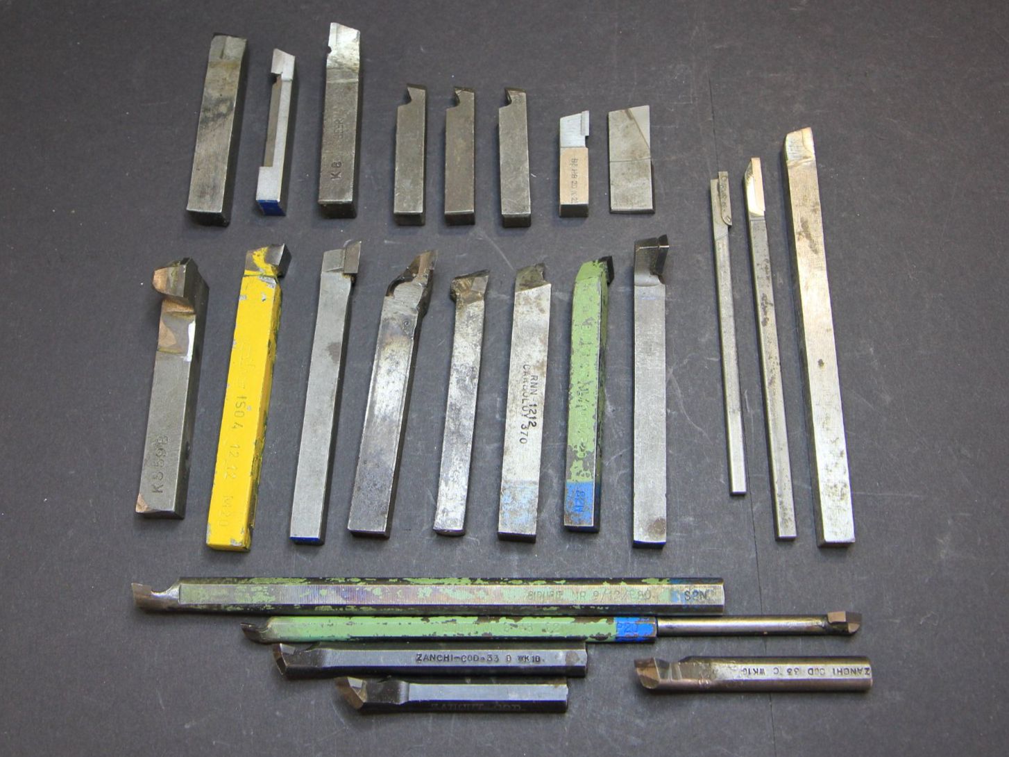 Alle Werkzeuge: 25 Drehstähle mit eingelötetem Hartmetall-Einsatz – Gebraucht aus Hölstein von Kraftpaket 3