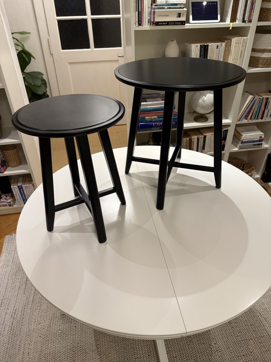 Comodini: Lot de 2 tables d'appoint noires Ikea – Usato da Bulle venduto da fra_7wng 2