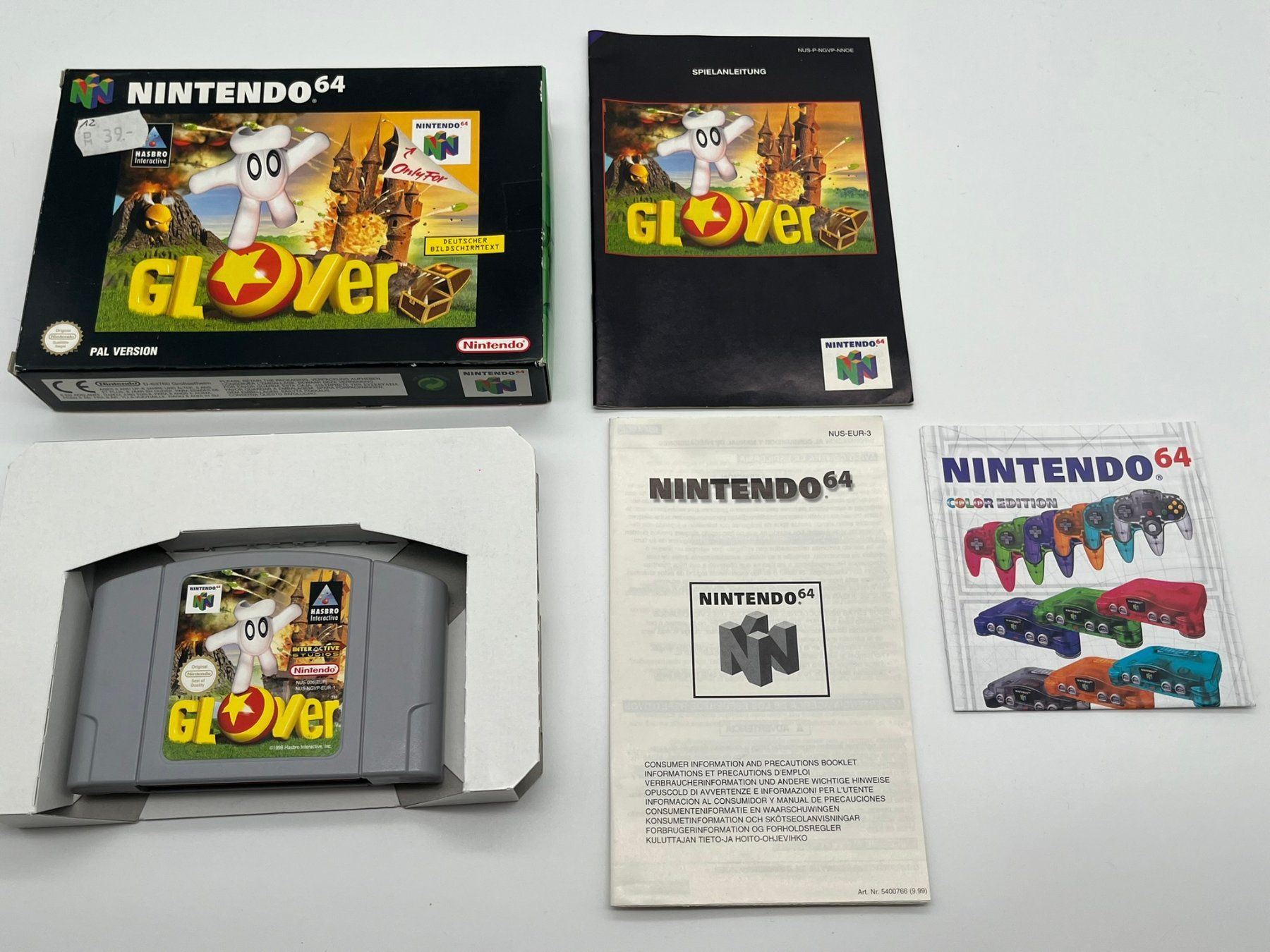 Nintendo Spiele: Glover OVP Nintendo 64 N64 – Gebraucht aus St. Gallen von  6