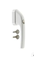 Abus FG300 Fenstergriff weiss abschliessbar