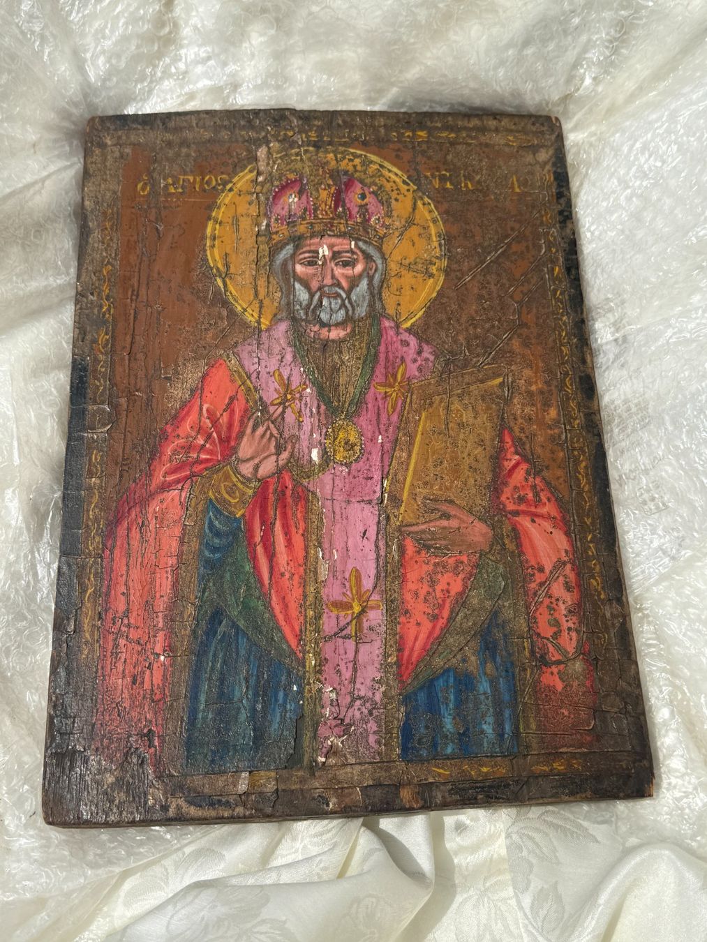 Dipinti: Ikone 34x24cm Holz und Eitempera – Usato da Vacallo venduto da cri_229f