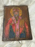 Ikone 34x24cm Holz und Eitempera