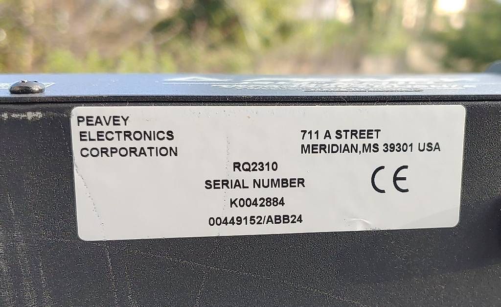 Peavey Console di mixaggio: PEAVEY RQ-2310 – Usato da Vevey venduto da alexquse 4