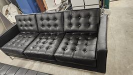 Florence Knoll Relax 3er Sofa, Knoll International, Replika!