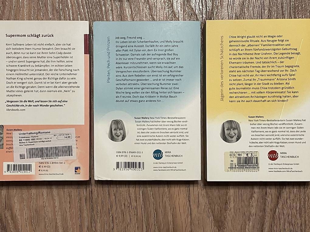 Libri: Susan Mallory - 9 Bücher, diverse – Usato da Bazenheid venduto da josiba_6 4