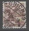 Vollstempel: Zürich 39 am 30.VI.40 auf 5 Rp. Marke braun (1