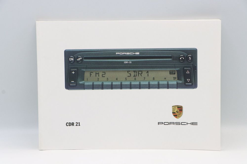 Porsche CDR 21 Becker Autoradio Betriebsanleitung 1997 (Gebraucht) in ...