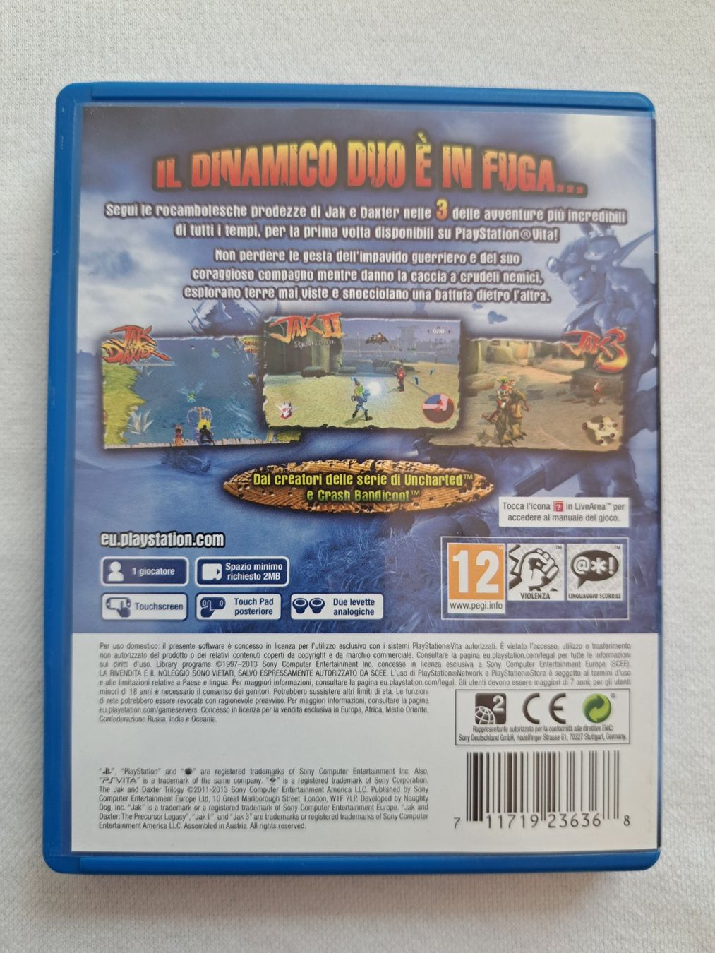 Sony Giochi: The Jak and Daxter Trilogy PS Vita – Usato da Genève venduto da eng_7ylp 1