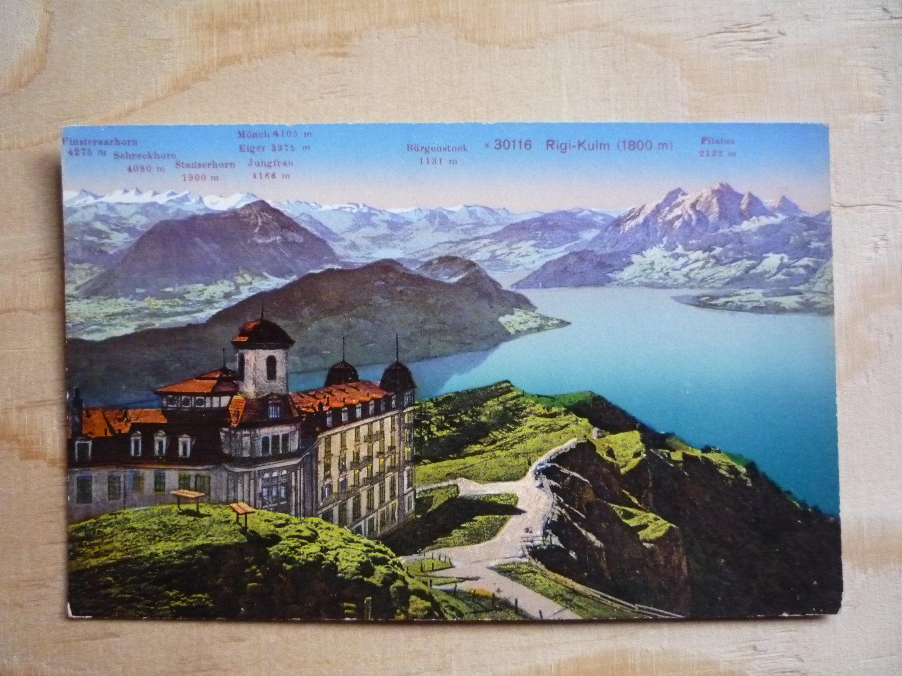 Cartoline postali: Rigi-Kulm, N 30116 – Usato da Rieden SG venduto da Gant24