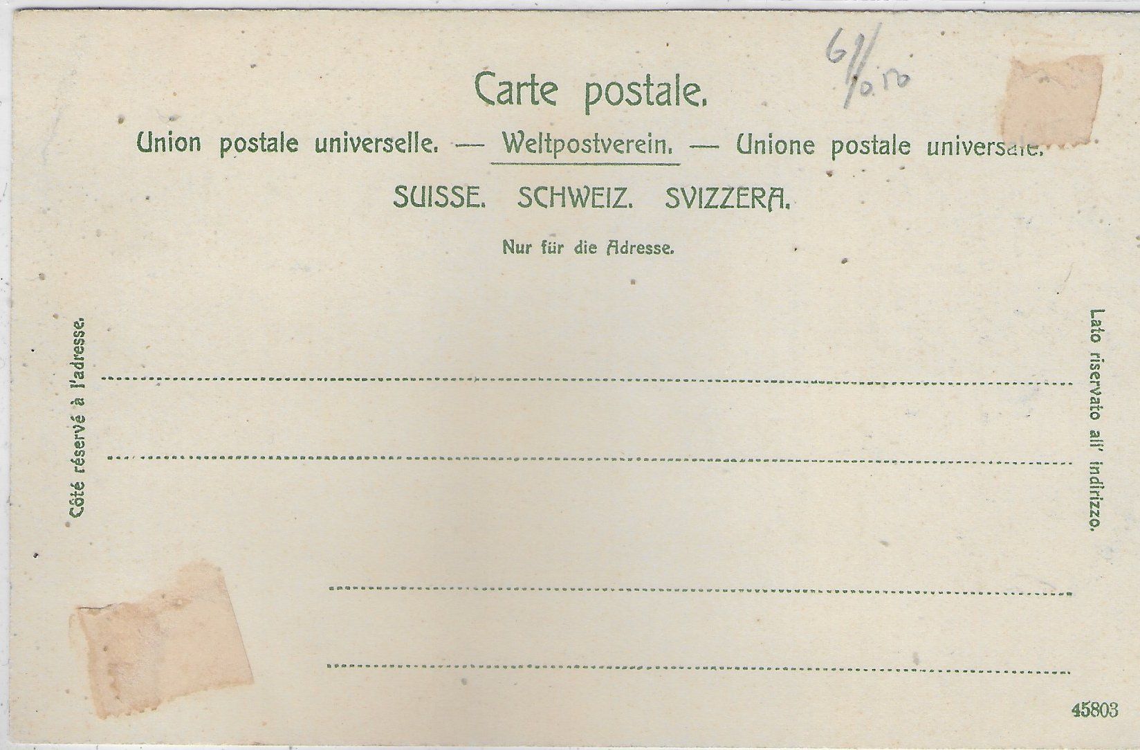 Cartes postales: Chateau d'Oex - Pont Turrian – D'occasion à Ettingen par Kartenplanet 1
