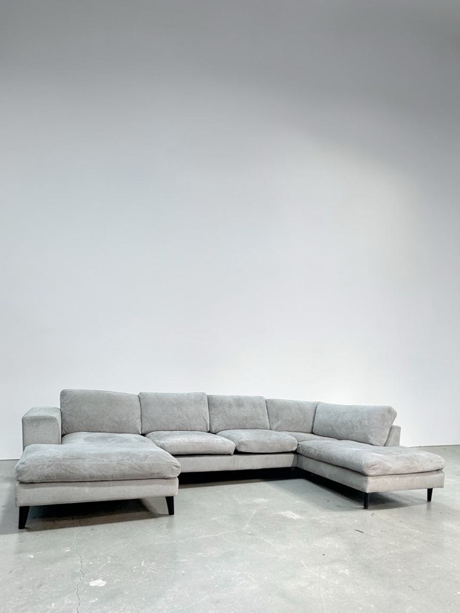 Sofas: Ecksofa-Set Hellgrau Mit all den Kissen – D'occasion à Fehraltorf par Sofalab.swiss 2