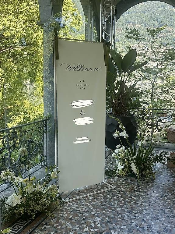 Insegne: Willkommens-Schild Ständer – Usato da Zürich venduto da SophieJoana_95