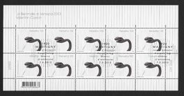 2013: Biennale de Venise feuillet 10 timbres no 1467 1erjour