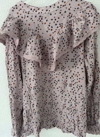 NEU Pomp de Lux Bluse Grösse 134-140 mit Blumenmuster 