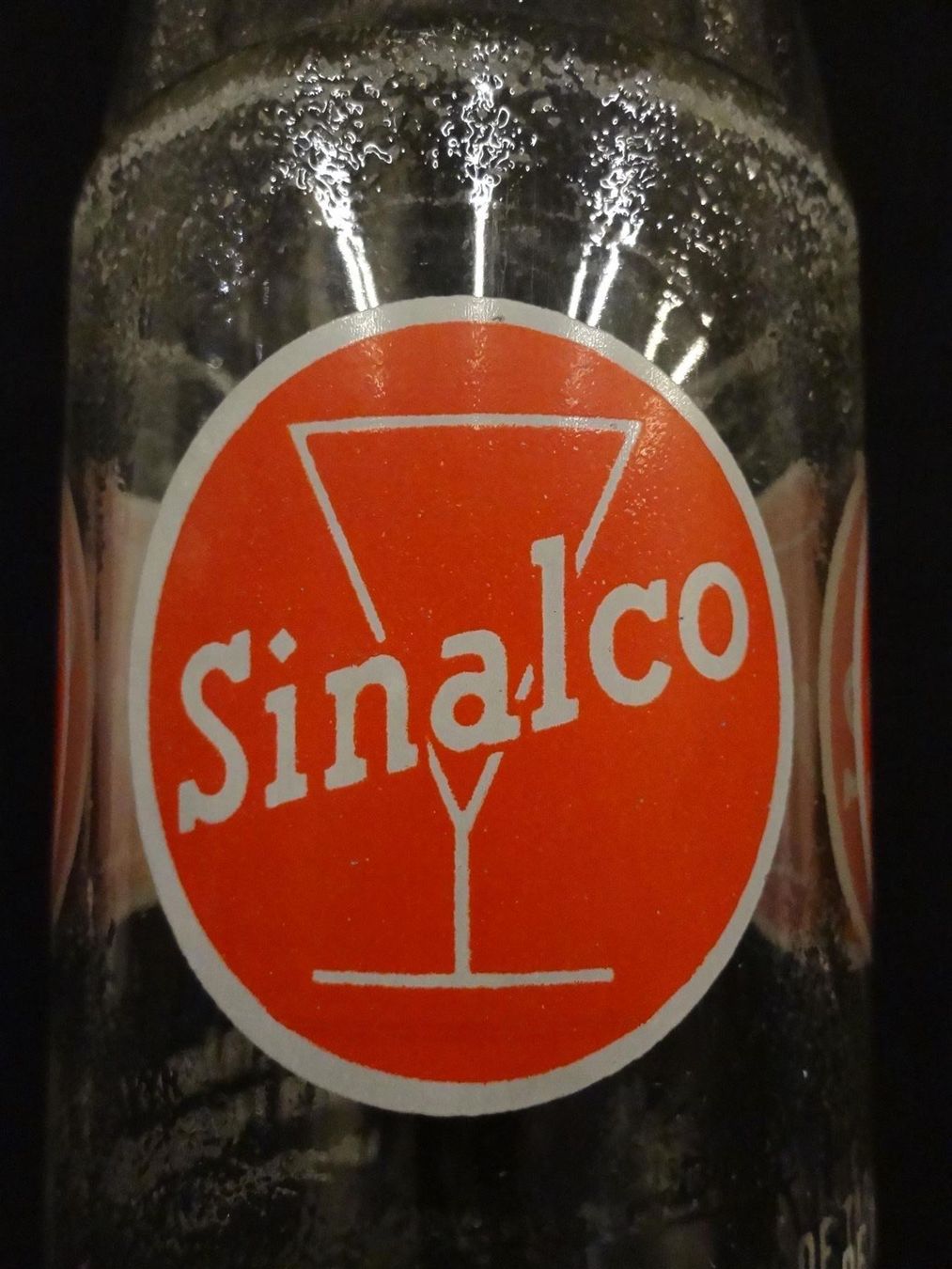 Bicchieri, Caraffe & Bottiglie: alte Flasche SINALCO 1965 BÜLACH – Usato da Kerzers venduto da Flaschenposten 5