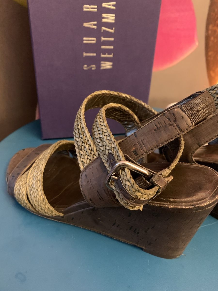 Stuart Weitzman Damenschuhe: STUART WEITZMAN: Edle geflochtene Sandalen – Neu (gemäss Beschreibung) aus Mettmenstetten von _4_YOU_ 2