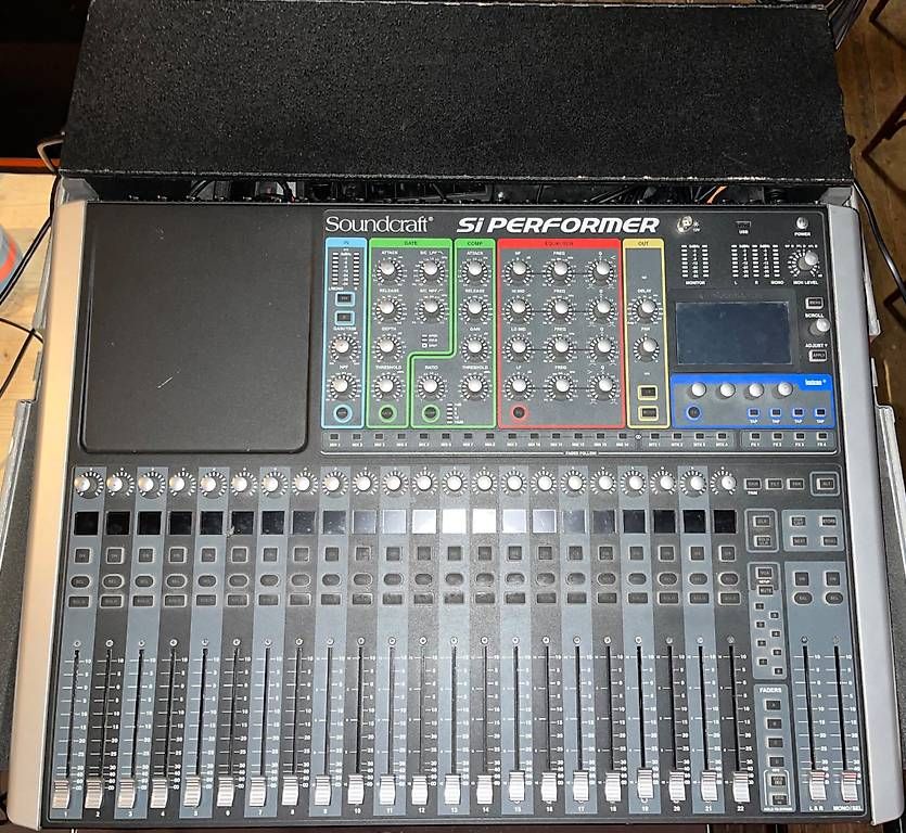 Soundcraft Console di mixaggio: Mischpult Soundcraft Si Performer 2 + Stagebox Studer – Usato da Luzern venduto da alexanderkarl