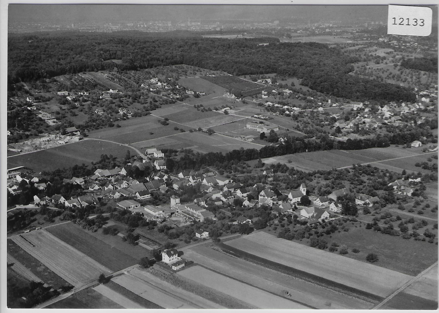 Cartoline postali: Flugaufnahme Benken BL – Antico da Ettingen venduto da Kartenplanet