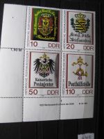 DDR 1990 Posthausschilder Grossformat 4er Block**
