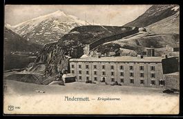 AK Andermatt, Kriegskaserne, 1940