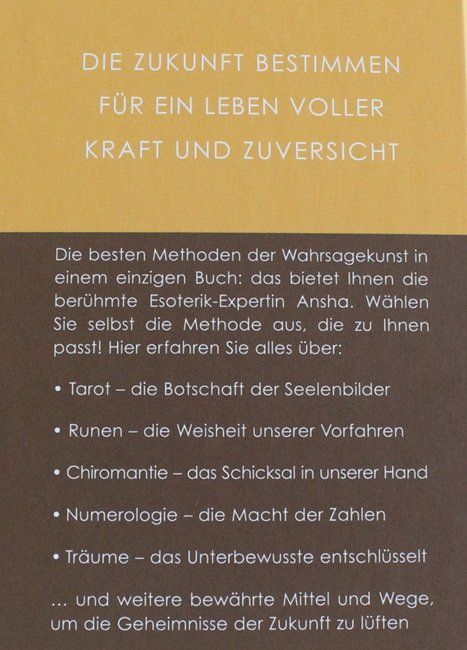 Livres: Wahrsagen Ansha – D'occasion à Schlatt TG par annesbuecher 1