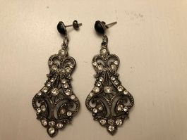 Vintage Ohrringe, Art Deco Style.