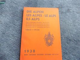 Die Alpen,SAC,1938,Werbe-Grafik,Fotos,Geschichte,Bergsteiger