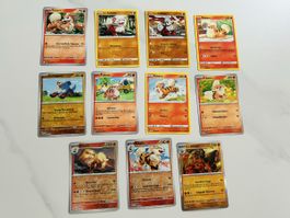 Pokemon TCG „Fukano / Arkani“