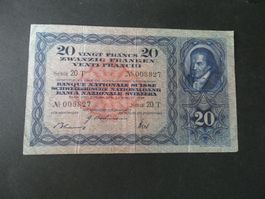 Schweiz 1946, 20 Franken   Pestalozzi