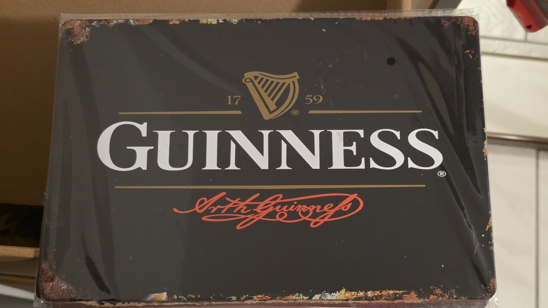Insegne: Blechschild Guinness – Nuovo e nell'imballaggio originale da Wangen SZ venduto da Charlie_Firpo