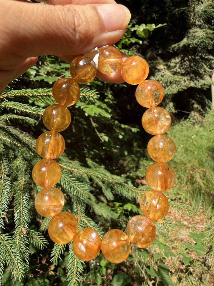 Bracciali & Braccialetti: Edelstein Gelb Golden Healer, Elastisches Perlenarmband, – Nuovo (secondo la descrizione) da Jegenstorf venduto da SteinGlanz 5