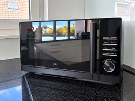 ok. Mikrowelle mit Grillfunktion – schwarz – 900 W