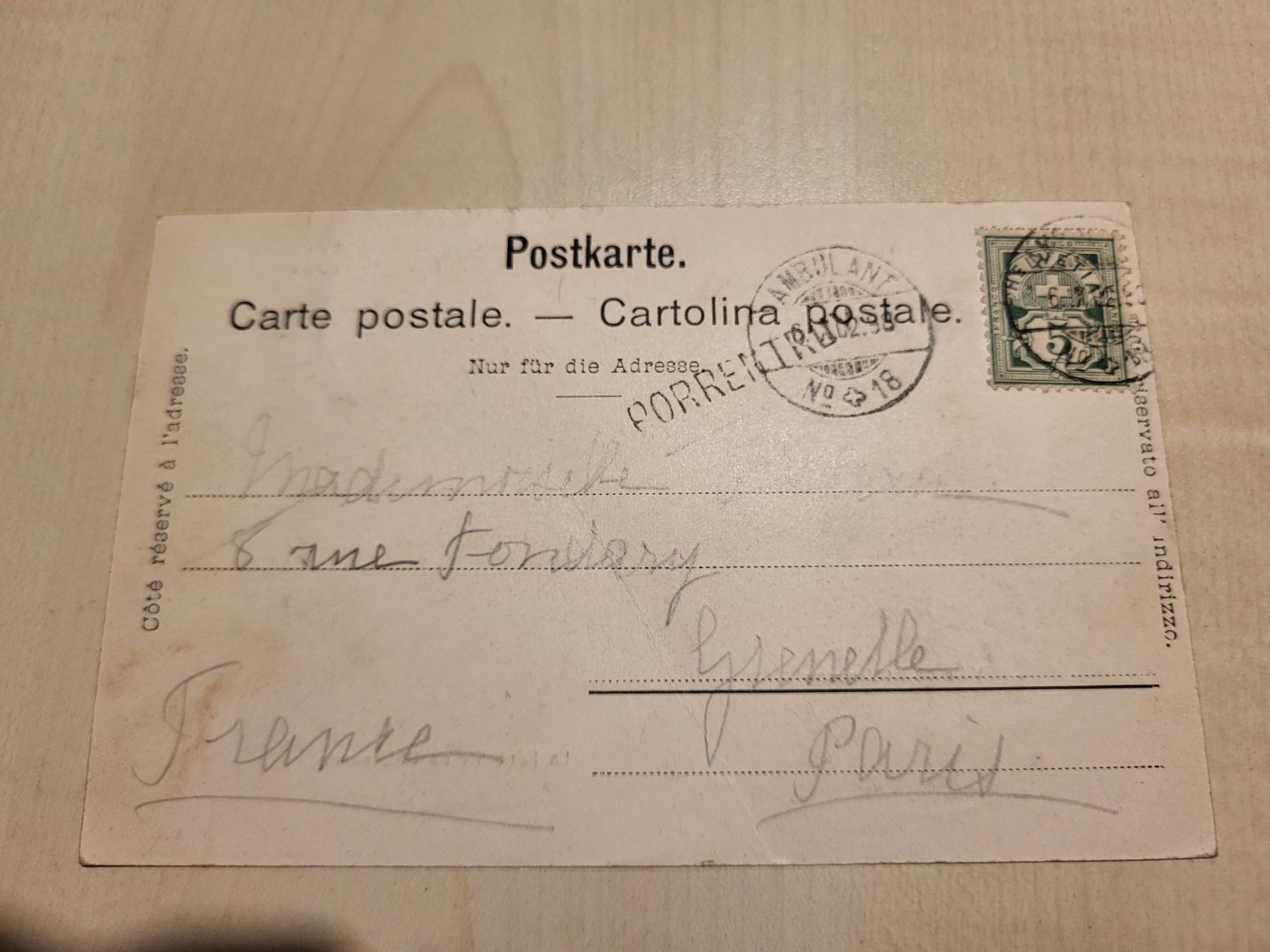 Cartoline postali: Carte postale de St-Ursanne – Usato da St-Ursanne venduto da kmi_6pyk 1