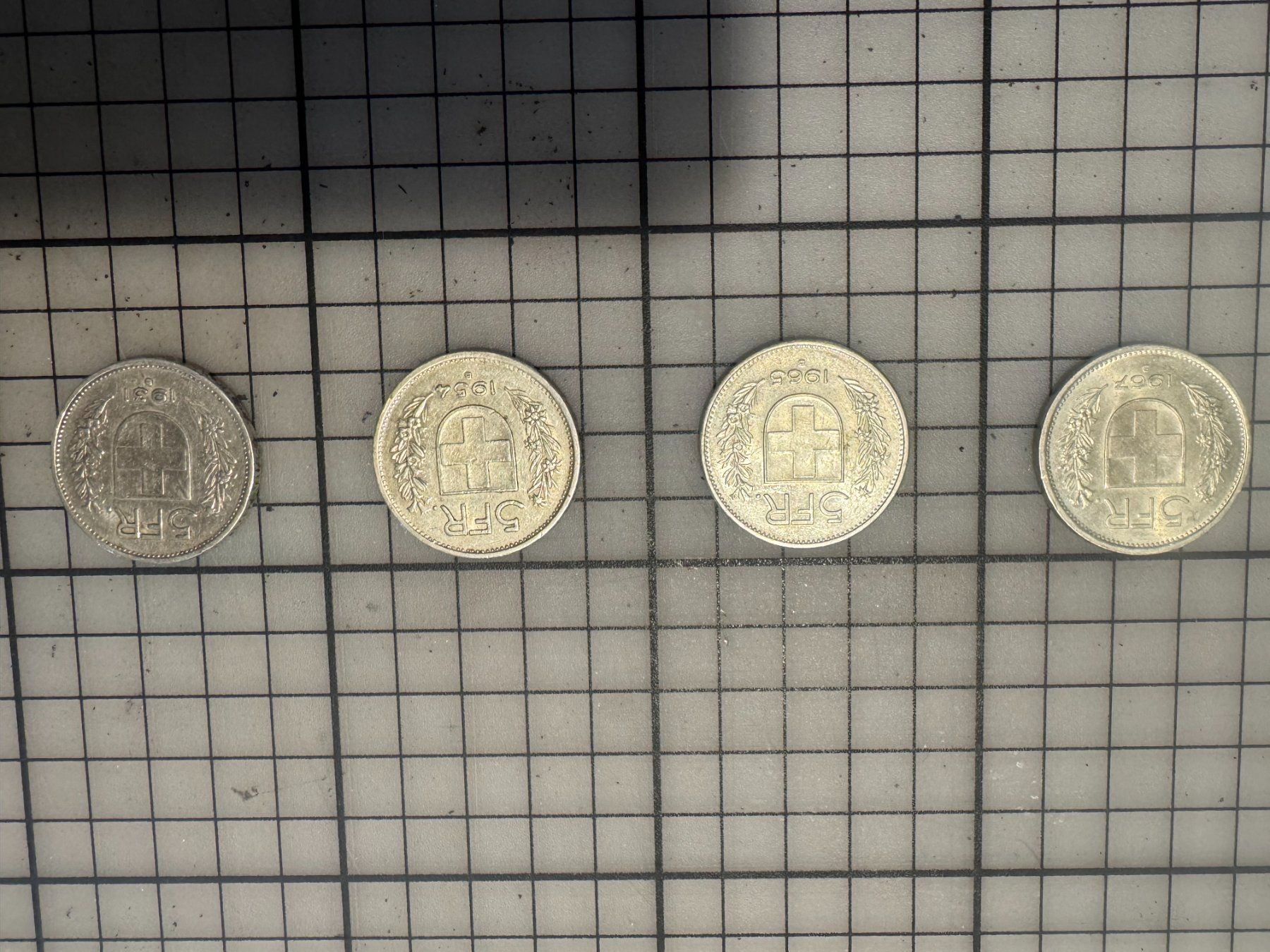 Tutti le monete: Silber CH 5.00 Münzen – Usato da Gockhausen venduto da Aston